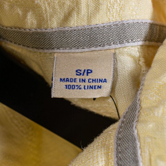 Tommy Bahama Monte Carlo Linen Button Shirt Small Textured Vacation Resort - Picture 7 of 8